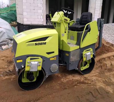 奔馬小型壓路機(jī)土方壓實(shí)、溝槽回填施工案例